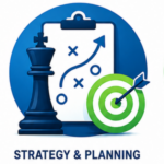 Business icon-strategy & Planning
