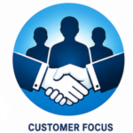 Business Icon-Customer Focus